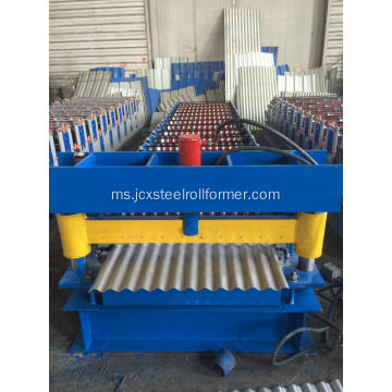 Galvanized Steel Corrugated Sheet Roll Forming Machine